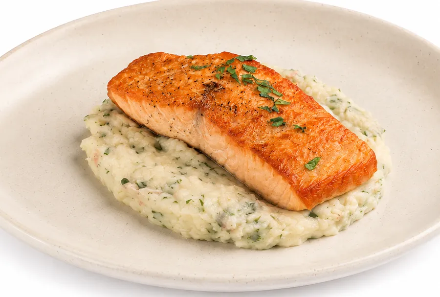 Pan seared salmon